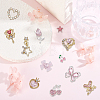24Pcs Resin & Zinc Alloy Rhinestone Cabochons MRMJ-SP0001-42-7