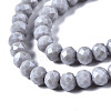 Electroplate Glass Beads Strands EGLA-A034-P6mm-A16-3