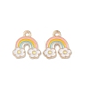 Easter Alloy Enamel Pendants ENAM-I055-01KCG-02-1