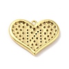 Brass Micro Pave Cubic Zirconia Pendants KK-Q772-10G-2