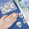 10Pcs Alloy Rhinestone Cabochons FIND-PH0038-53B-3