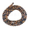 Natural Tiger Eye Beads Strands X-G-C127-A06-06-5