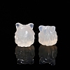 Natural Agate Carved Nine-Tailed Fox Beads PW-WGF640A-01-4