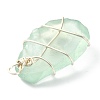 Sea Glass Pendants PALLOY-JF02217-4