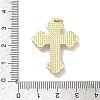 Brass Enamel with ABS Plastic Imitation Pearl Pendants KK-Z153-16G-02-3