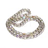 Electroplate Glass Beads Strands EGLA-D030-19P-2