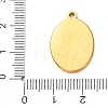 304 Stainless Steel Pendant Cabochon Settings STAS-Z204-04G-08-3