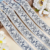 Ethnic Style Embroidery Polycotton Ribbons OCOR-WH0066-87-5