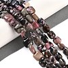 Natural Rhodonite Beads Strands G-M435-A06-01-2