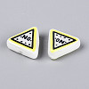Printed Opaque Resin Beads RESI-N043-11-2