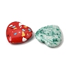Dyed Synthetic Turquoise Heart Love Stone GG-CBAFDA5-03-2