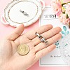 2Pcs 2 Styles Stainless Steel Lobster Claw Clasps STAS-CJ0003-62-4