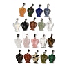 Natural & Synthetic Mixed Gemstone Pendants G-B127-10P-2