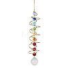 Spiral Alloy Hanging Ornaments HJEW-Q012-01B-1