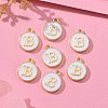 Golden Plated Alloy Charms ENAM-S118-01B-5