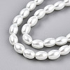 Baking Paint Pearlized Glass Pearl Bead Strands HY-T002-01A-01-2