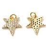 925 Sterling Silver Micro Pave Cubic Zirconia Charms STER-I010-36G-1
