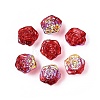 Electroplate Transparent Glass Beads Strands LS-EGLA-N056-02A-06-1