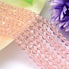 Imitation Austrian Crystal Bead Strands G-M181-10mm-30A-1