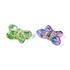 Baking Paint Transparent Glass Beads DGLA-N018-27-2