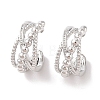 Brass Cuff Earrings for Women EJEW-I305-14P-1