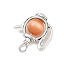 Alloy Cat Eye Pendants PALLOY-JF04105-3