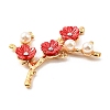 Zinc Alloy Cabochons FIND-C035-03G-04-3