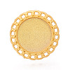 Adjustable Alloy & Iron Bezel Cup Ring Base with Rotatable Tray MAK-T012-14G-2