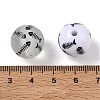 Printed Opaque & Frosted Transparent Acylic Beads AC-CBAE004-05B-3