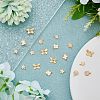 50Pcs 5 Style Rack Plating Brass Charms KK-FH0004-69-5