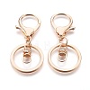 Alloy Keychain Clasp Findings IFIN-F151-02G-2