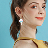 4 Pairs 4 Colors Handmade Polymer Clay Lollipop Dangle Earrings EJEW-FI0001-01-4
