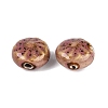 Windmill Spiral Pattern Vintage Handmade Porcelain Beads PORC-N013-19-03-2
