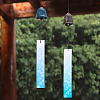 2Pcs 2 Style Japanese Cast Iron Bell Wind Chimes HJEW-BC0001-47C-6