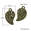 Tibetan Style Alloy Pendants TIBEP-20336-AB-NR-1