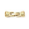 Brass Fold Over Clasps KK-U059-11G-1