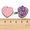 Eletroplated Natural Druzy Agate Pendants G-G131-01P-3