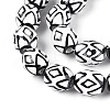 Handmade Porcelain Ceramic Beads Strands PORC-T135-07A-3