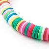 Handmade Polymer Clay Heishi Beads Stretch Bracelets Sets BJEW-SZ0001-59-16