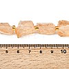 Raw Rough Natural Quartz Crystal Beads Strands G-Z131-J01-08-5