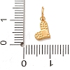 304 Stainless Steel Micro Pave Clear Cubic Zirconia Charms CU-CBAB6EC-22G-3