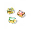 Light AB Style Glass Rhinestone Cabochons RGLA-J018-B-LA-1