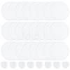 50Pcs Nylon Foldable Flying Disc or Fan with Storage Bag Assortment AJEW-BC0008-88B-1
