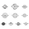 20Pcs 10 Styles Tibetan Style Alloy Connector Charms TIBE-YW0001-68-2
