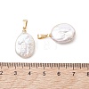 Natural Nucleated Baroque Keshi Pearl Pendants PALLOY-JF05470-01-2