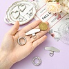 4Pcs 201 Stainless Steel Mobile Phone Lanyard Patch AJEW-YW0003-04-3