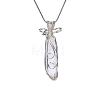 Natural Quartz Pendants Necklaces PW-WG3C6F7-06-1