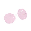 Frosted Transparent Acrylic Beads X1-OACR-P029-03B-05-3
