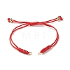 Adjustable Nylon Braided Cord Bracelet Making Accessories AJEW-JB01096-2