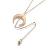 Brass Pendant Necklaces NJEW-JN02386-4